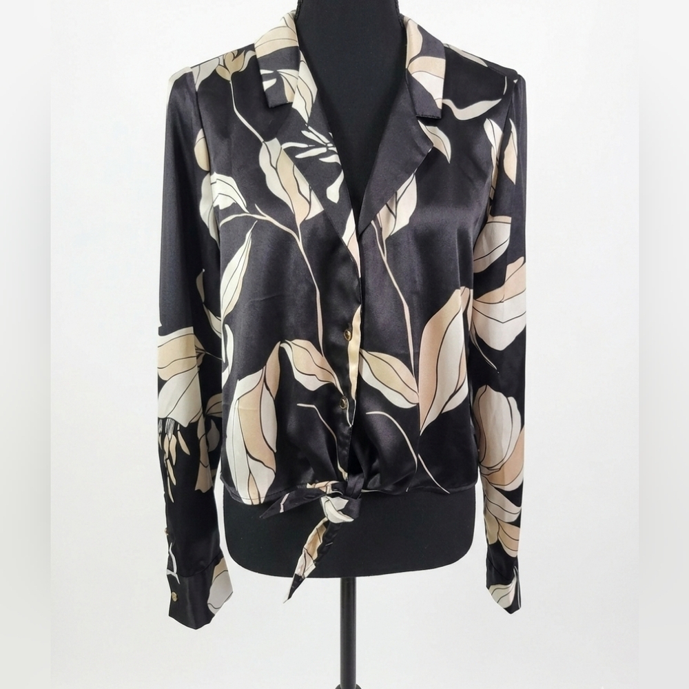 Bailey 44 Black And Cream Floral Jacket